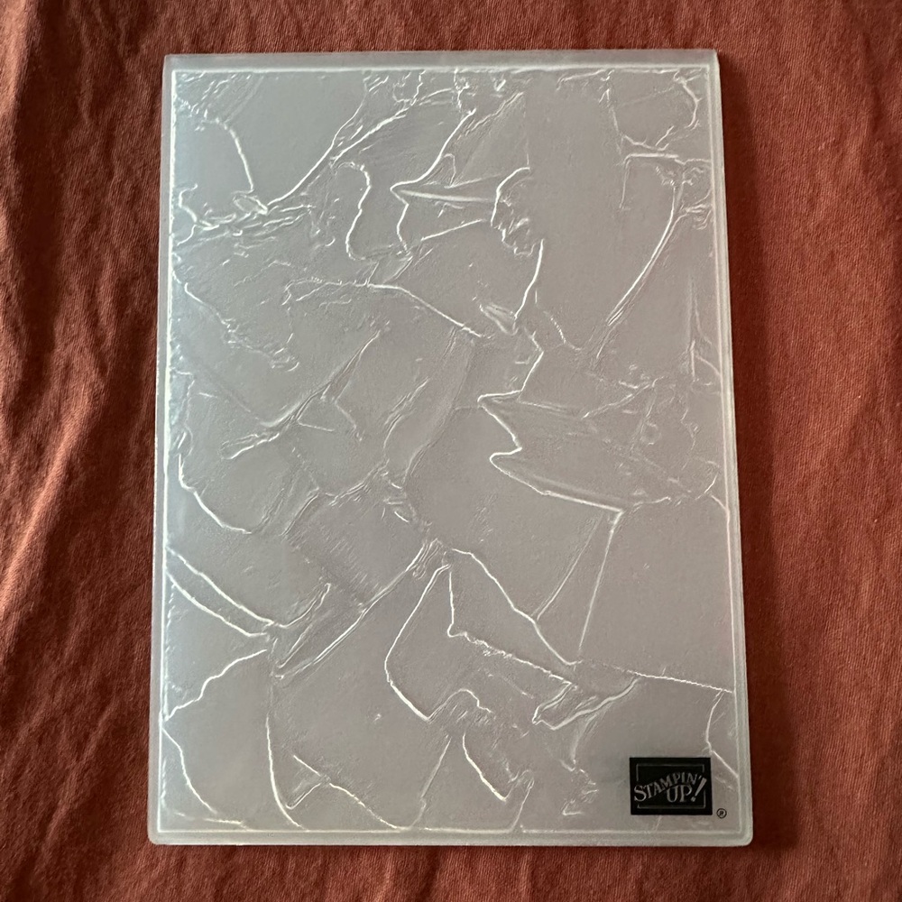 Stampin’ Up! Painted Texture 3D Embossing Folder